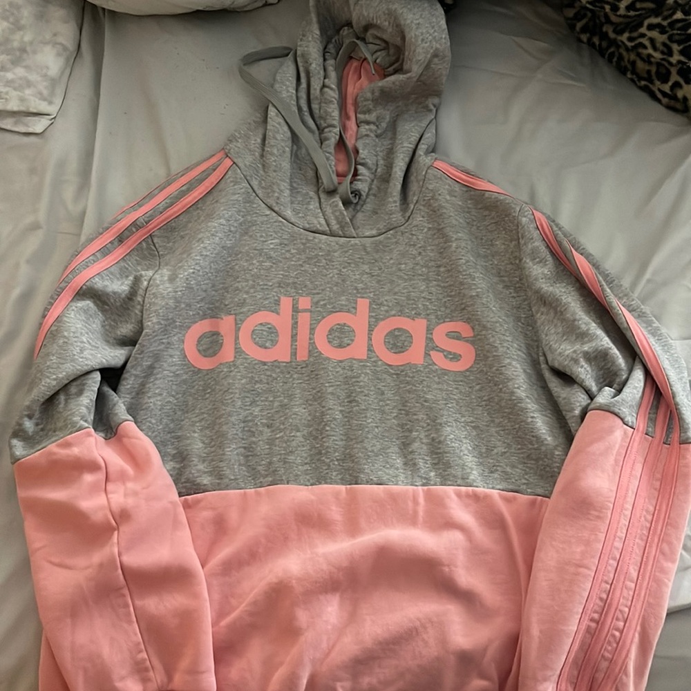 Pink/Grey adidas sweatshirt